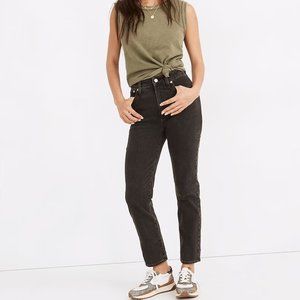 Madewell The Curvy Perfect Vintage Jean in Lunar Wash Black Jeans Size 32